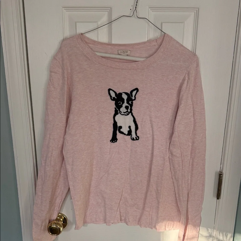 J. Crew Pink Knit Top